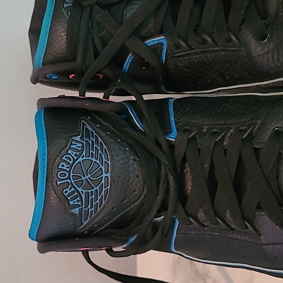 Nike Air Jordan II 2 Retro Radio Raheem High Top Basketball Sneakers Men's 9.5 - Picture 15 of 16